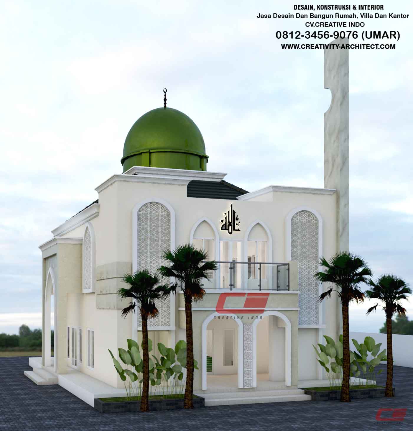 Jasa Arsitek Desain Masjid Modern / Klasik