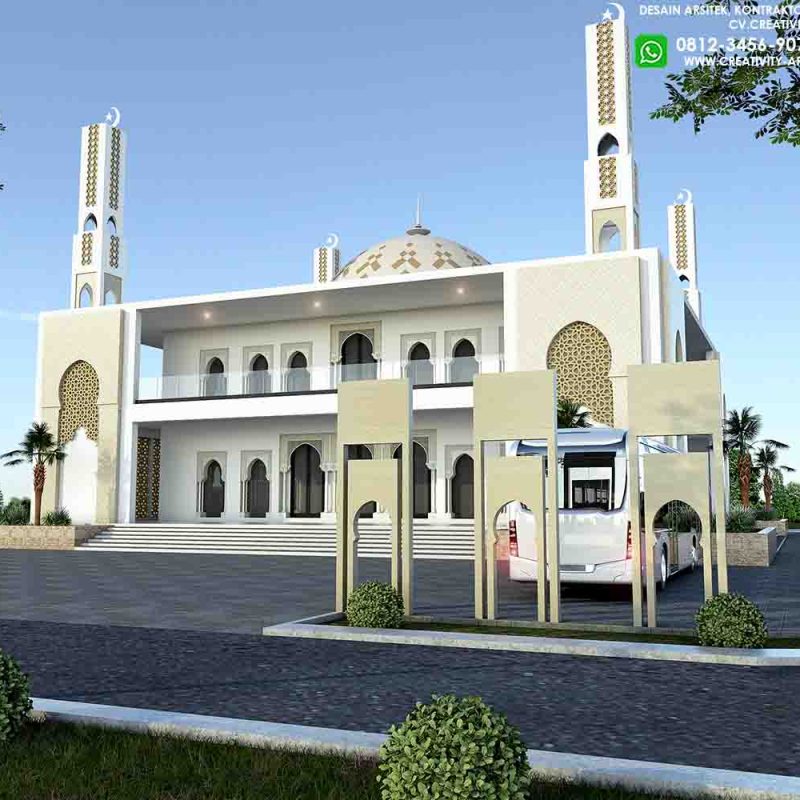JASA-DESAIN-MASJID-0812-3456-9076-UMAR102 Jasa Arsitek Desain Masjid Modern / Klasik