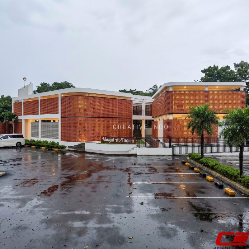 Desain masjid modern.