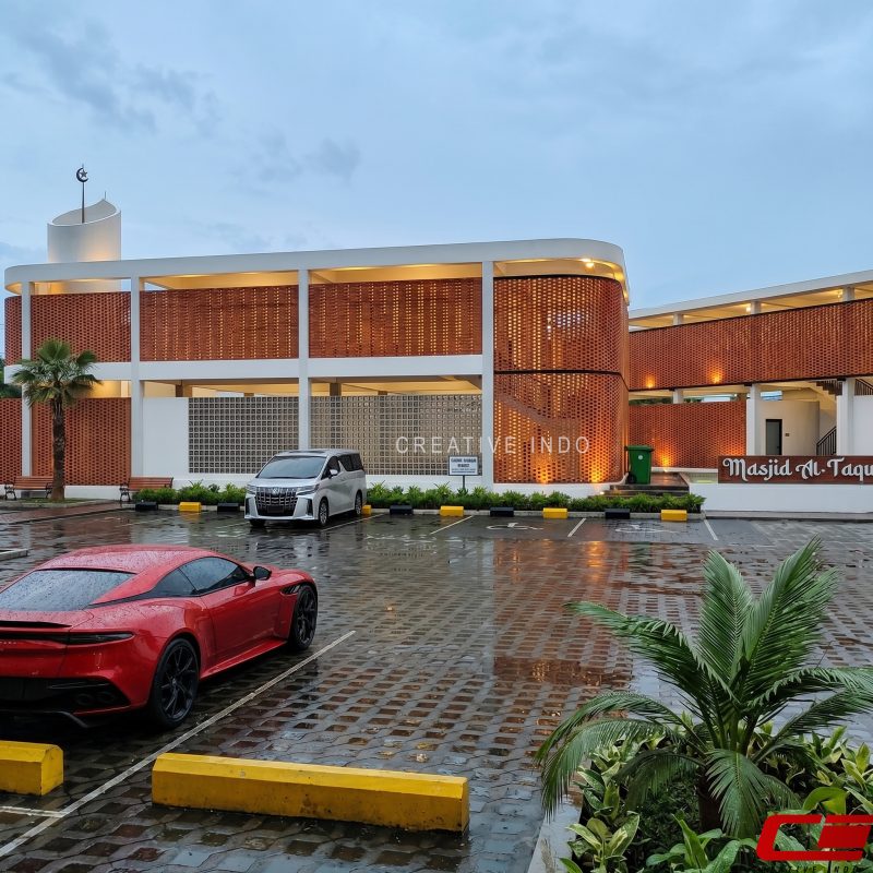 Desain masjid modern.