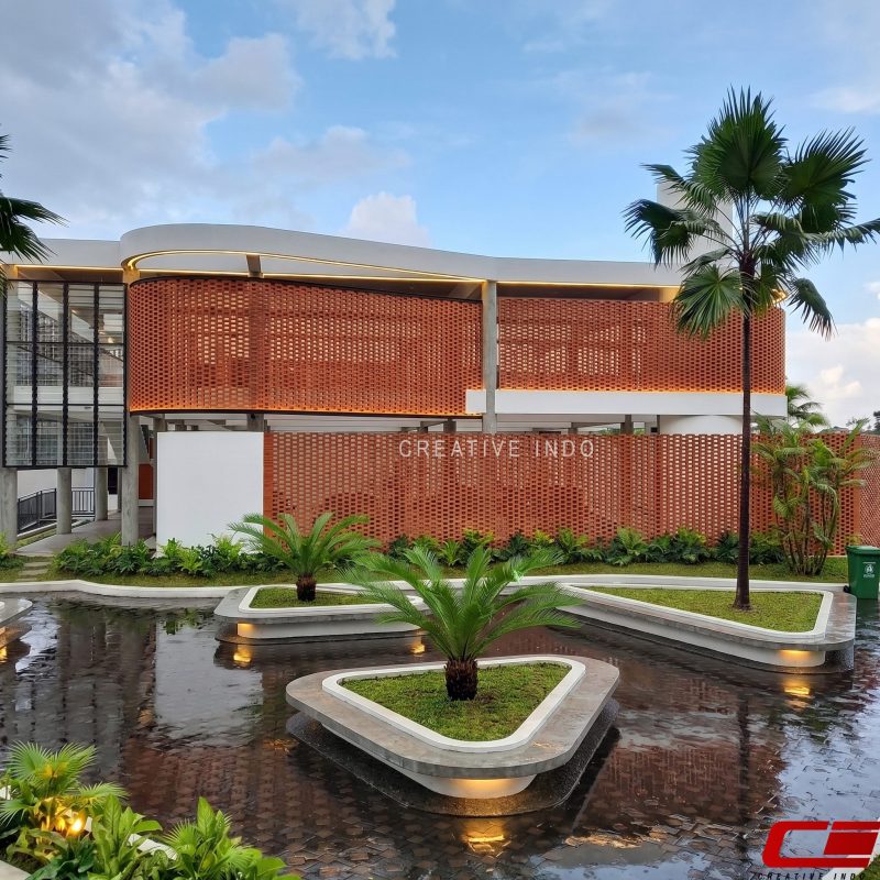 Desain masjid modern.