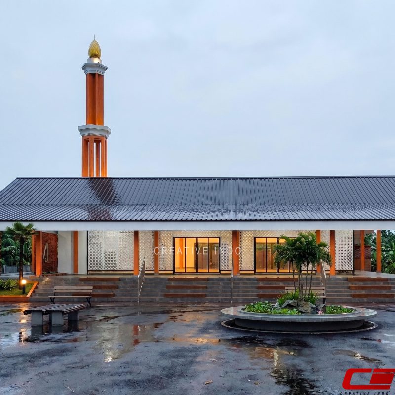 Desain masjid modern.